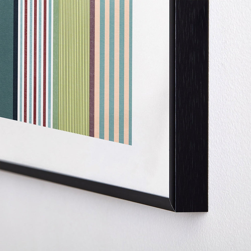 Marta Barragan Camarasa Colorful Stripe Delight Metal Framed Art Print