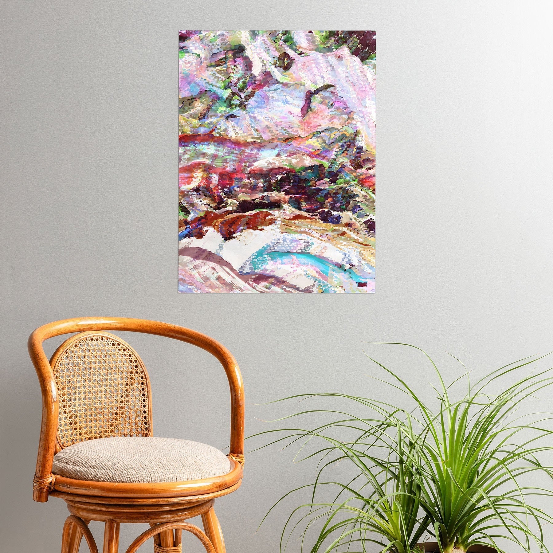 83 Oranges Sequin Haze Poster