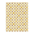 Ninola Design Everyday Artifact Checker Mosaic Tiles Geometry Yellow Puzzle