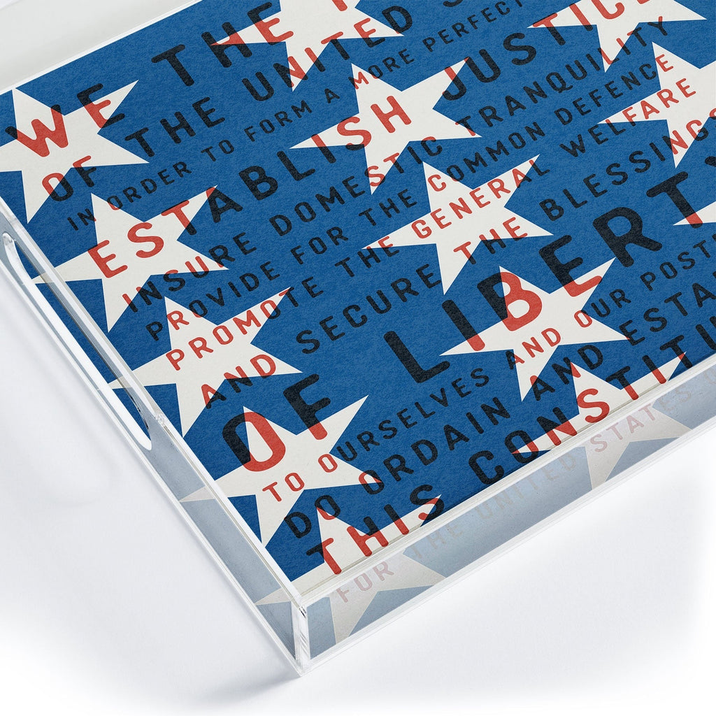 DENY Designs Starred Preamble Acrylic Tray