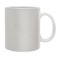 Colour Poems Gingham Plaid Pattern Cloud White Coffee Mug