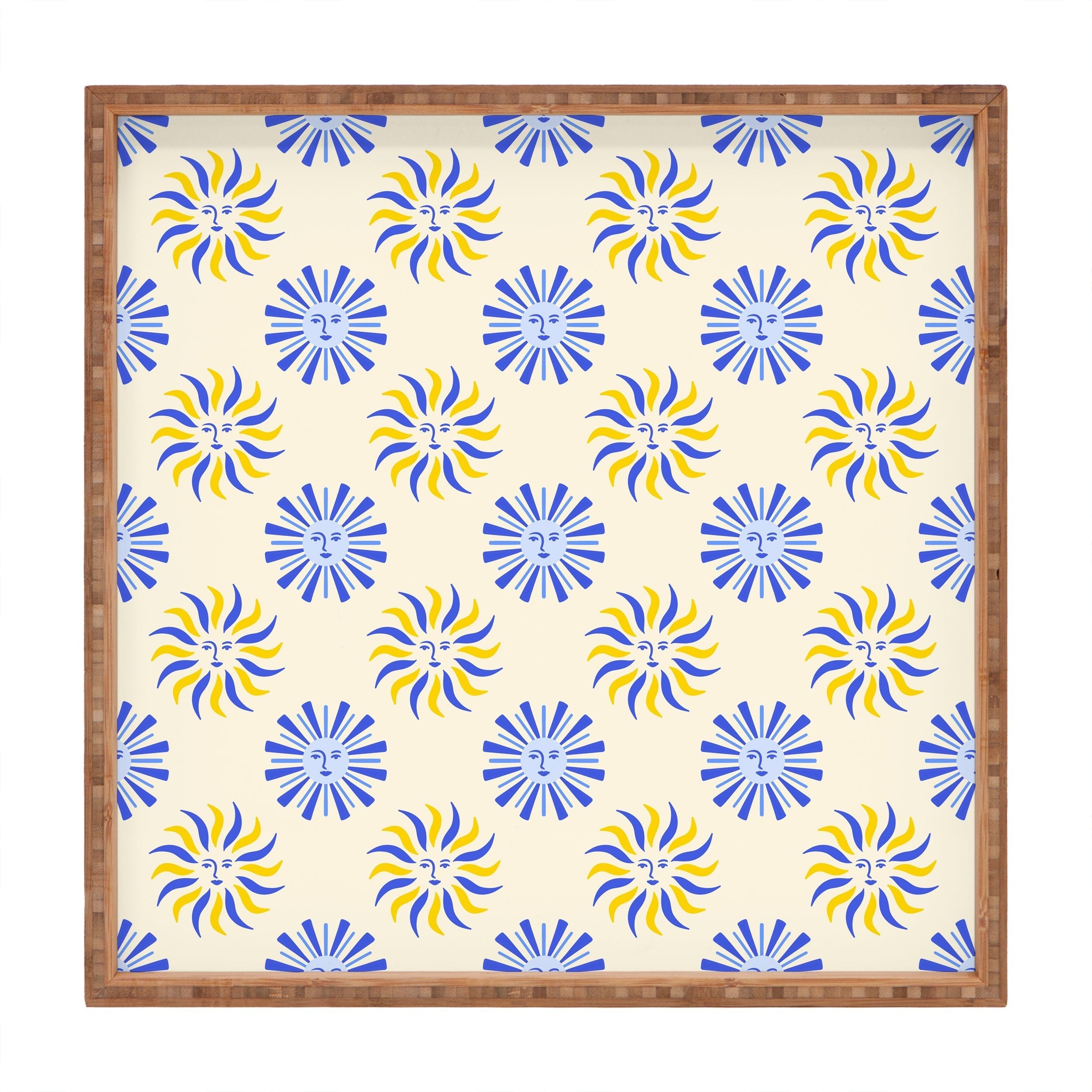 Design by Spark Dolce Vita Radial Sun Flames Square Tray