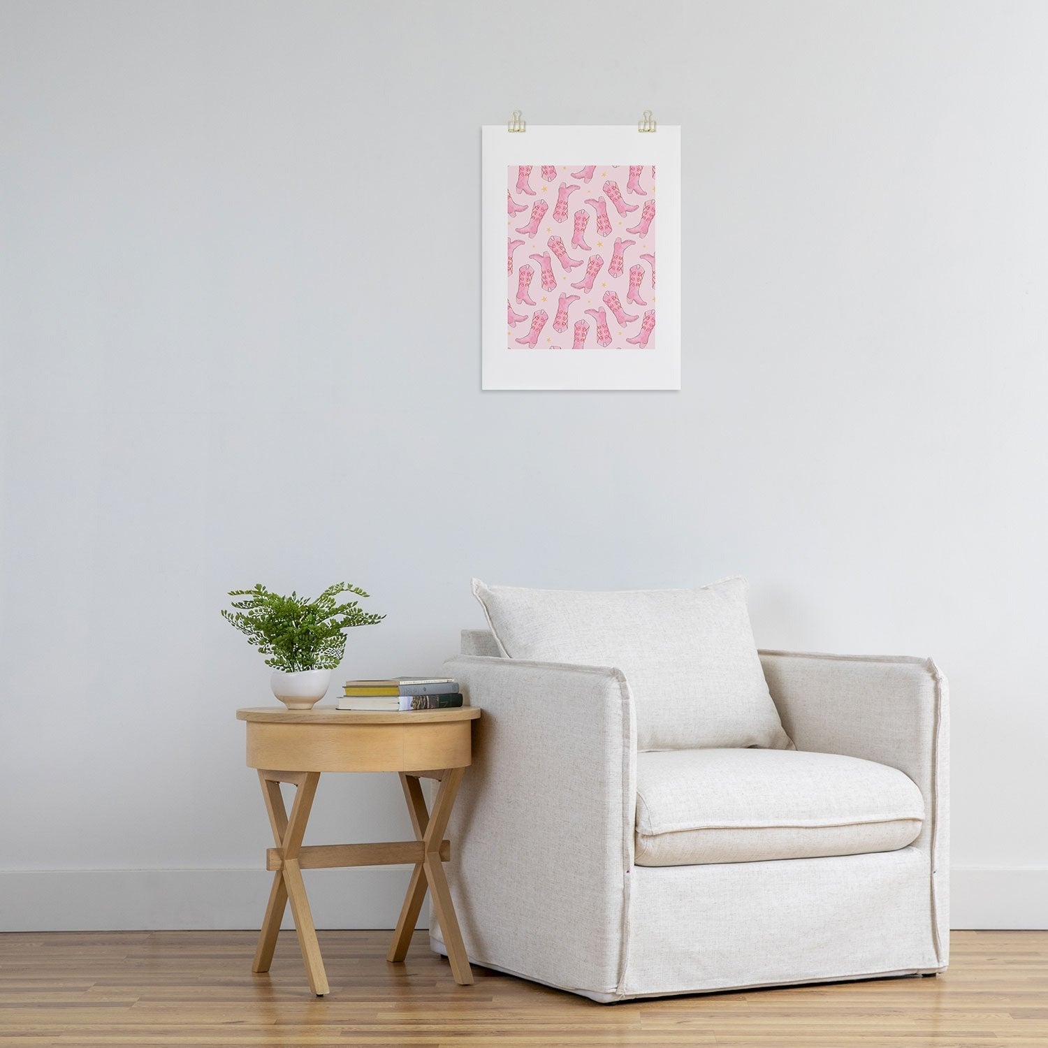 Love_Ryming Stars and Boots Art Print