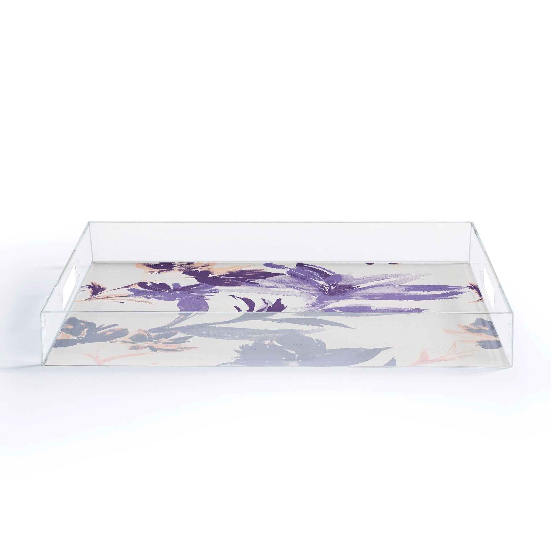 Gabriela Fuente Emma Classic Floral Acrylic Tray