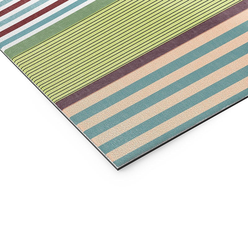 Marta Barragan Camarasa Colorful Stripe Delight Welcome Mat