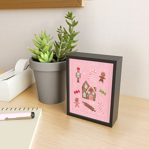 carriecantwell Sweet Christmas Holidays Framed Mini Art Print