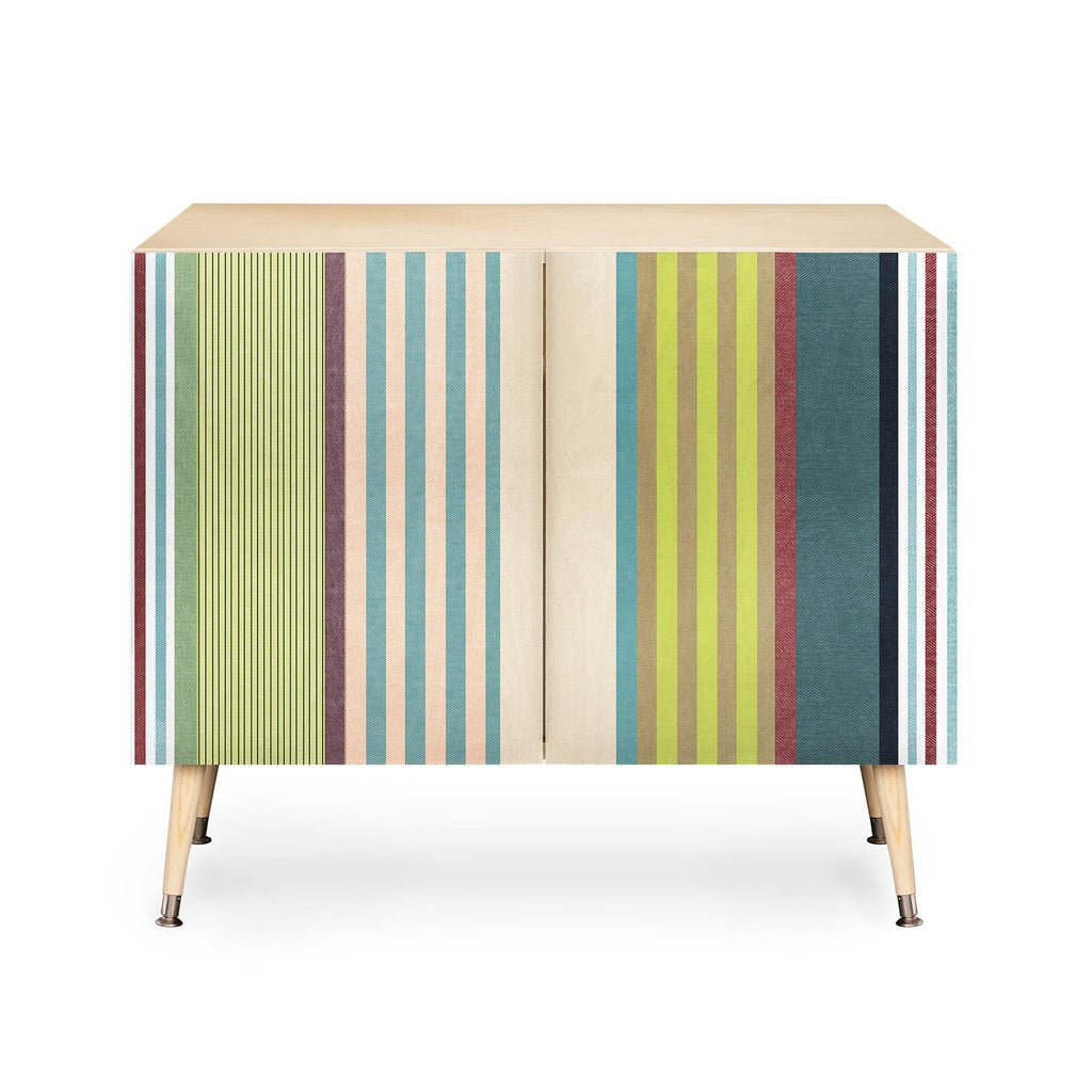 Marta Barragan Camarasa Colorful Stripe Delight Credenza