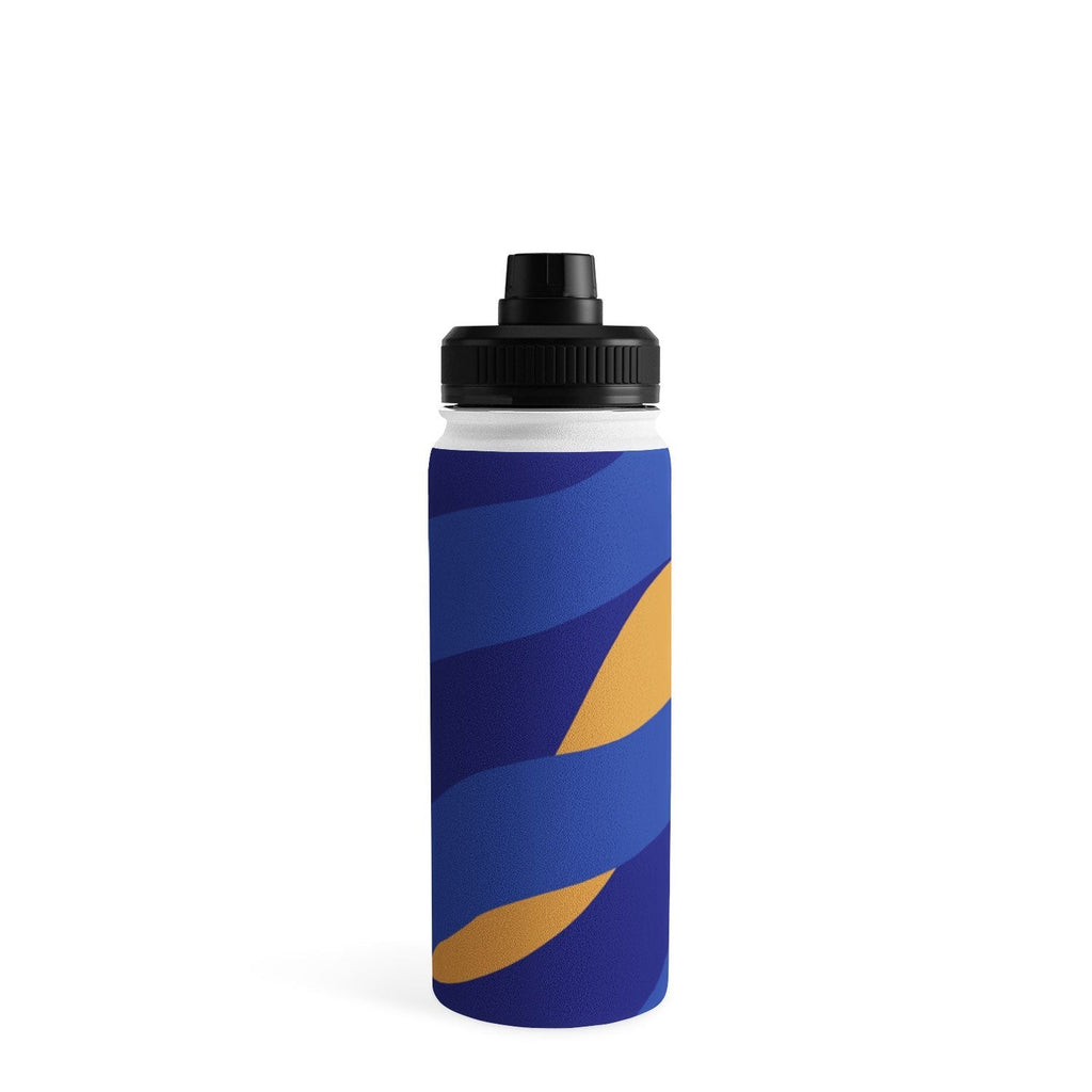 Camilla Foss Pebbles in Stream Water Bottle