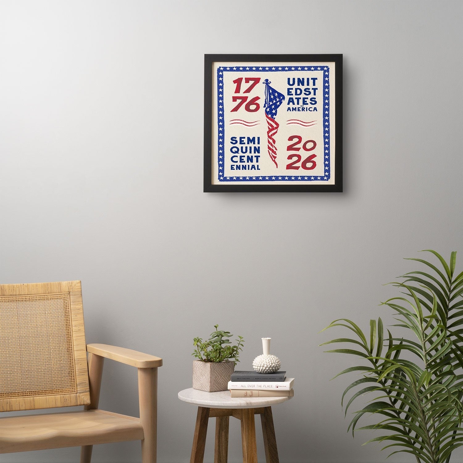 DENY Designs Retro 76 26 Framed Wall Art