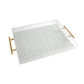 CoastL Studio Hand Drawn Holly Stripe Acrylic Tray