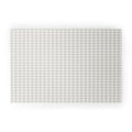 Colour Poems Gingham Plaid Pattern Cloud White Welcome Mat