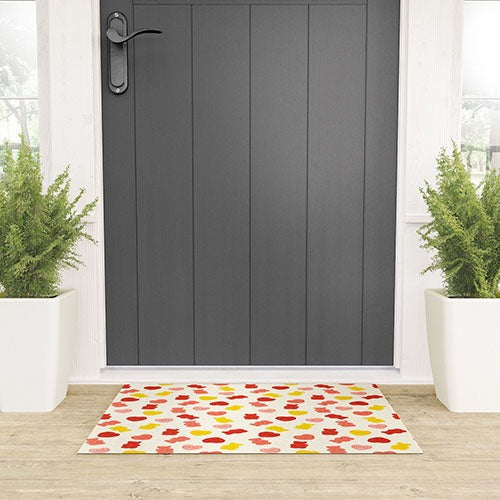 Design by Spark Gummy Bears and Candy Hearts Valentines Welcome Mat