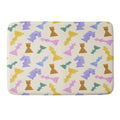 Design by Spark Chess Game Pieces Memory Foam Bath Mat
