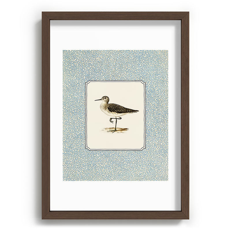 Oh Fine! Art Balancing Sandpiper Recessed Framing Rectangle
