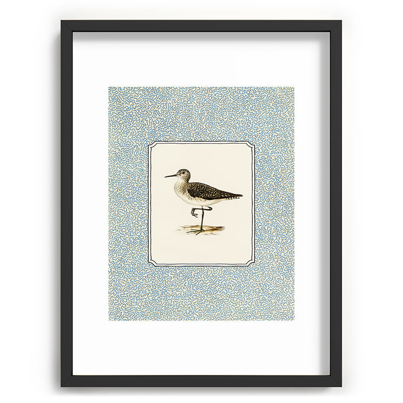 Oh Fine! Art Balancing Sandpiper Recessed Framing Rectangle
