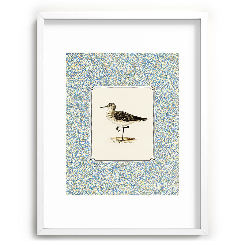Oh Fine! Art Balancing Sandpiper Recessed Framing Rectangle