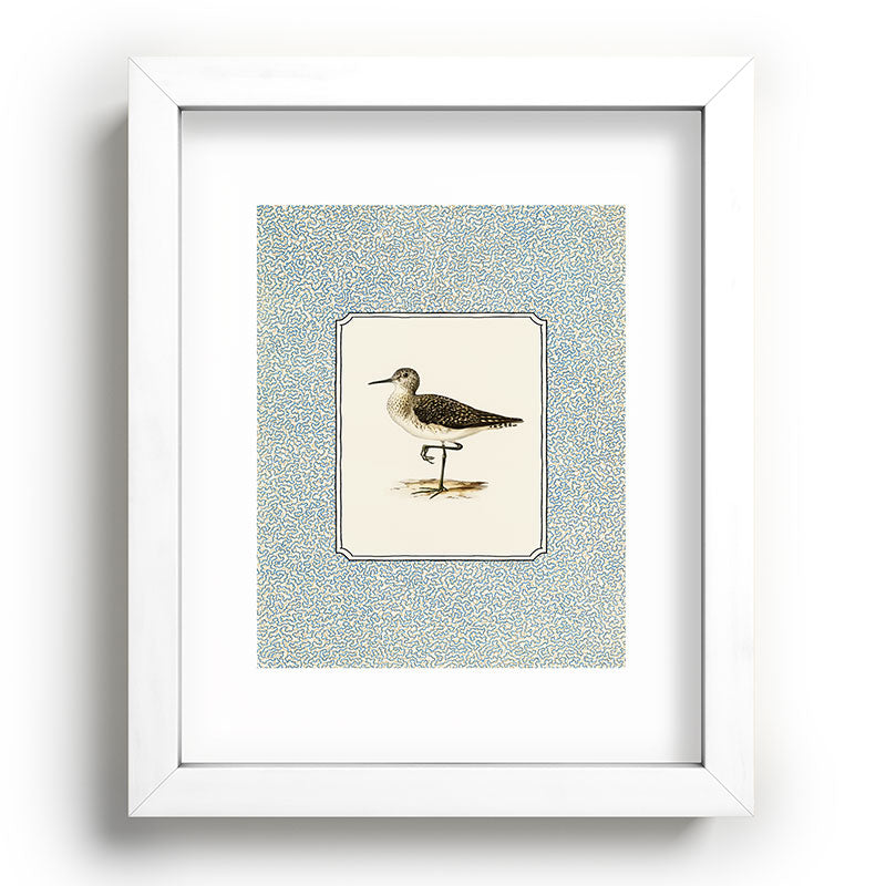 Oh Fine! Art Balancing Sandpiper Recessed Framing Rectangle