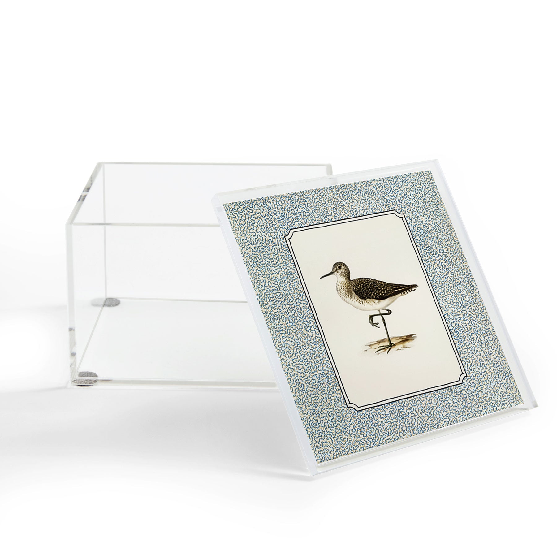 Oh Fine! Art Balancing Sandpiper Acrylic Box