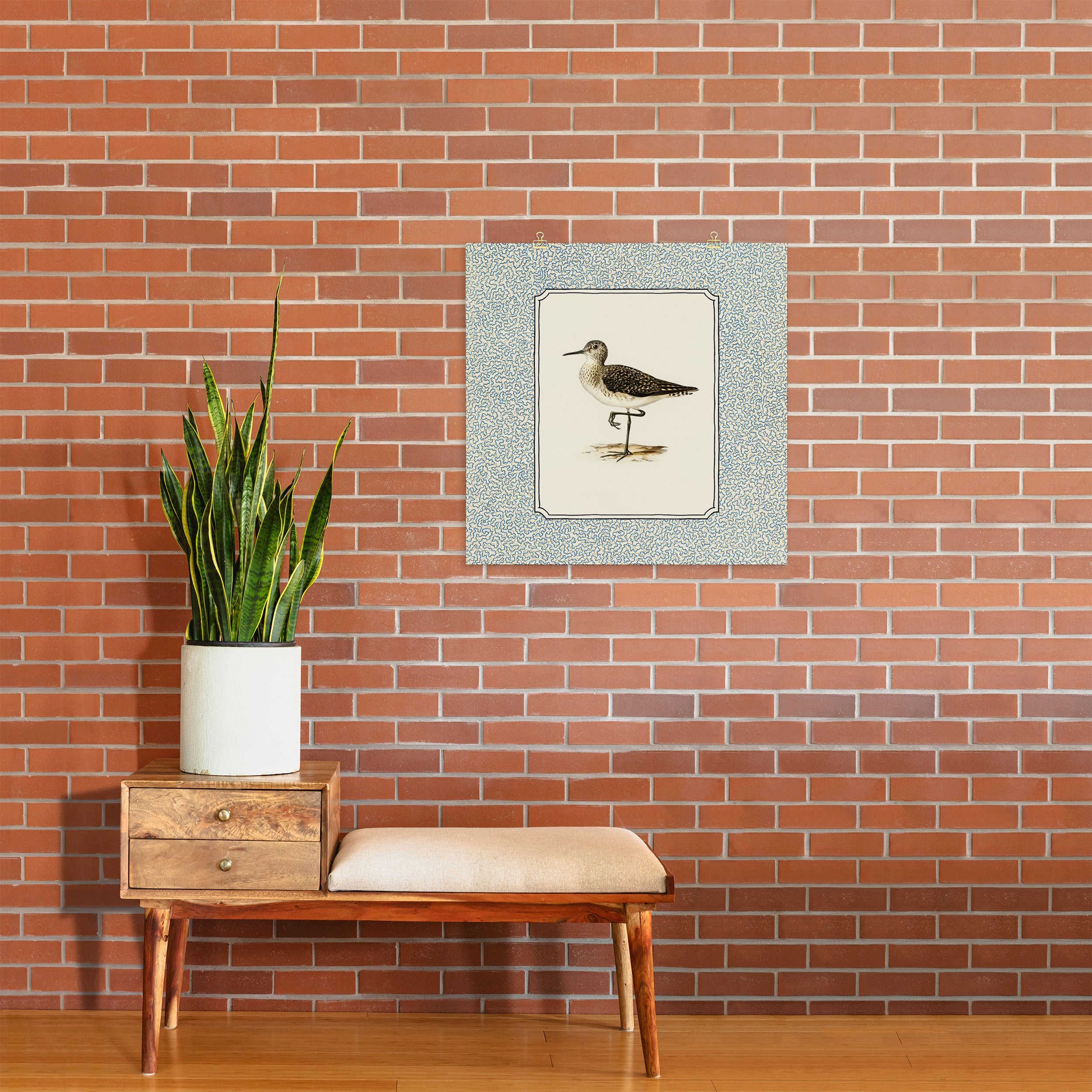 Oh Fine! Art Balancing Sandpiper Art Print