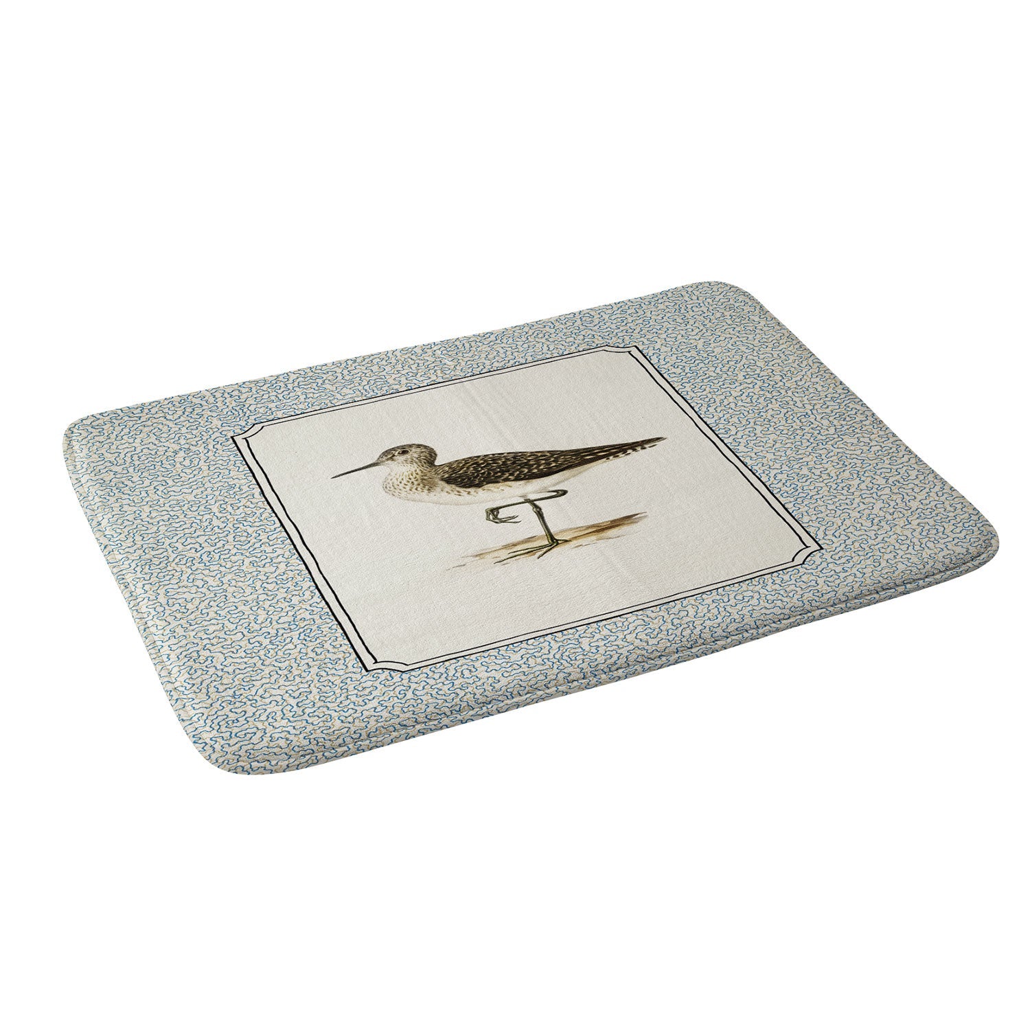 Oh Fine! Art Balancing Sandpiper Memory Foam Bath Mat