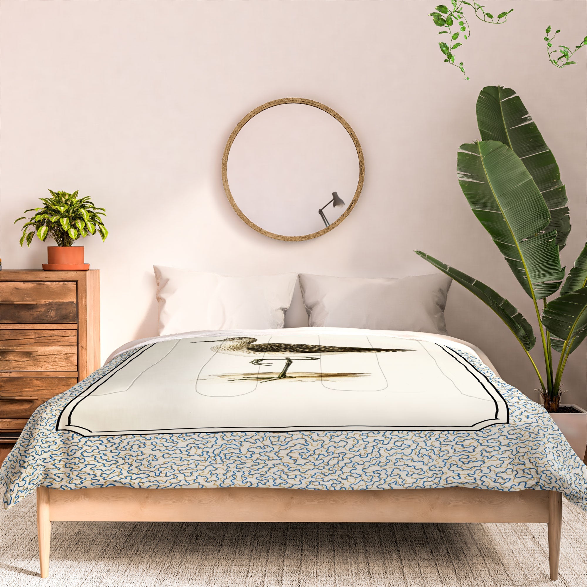 Oh Fine! Art Balancing Sandpiper Comforter