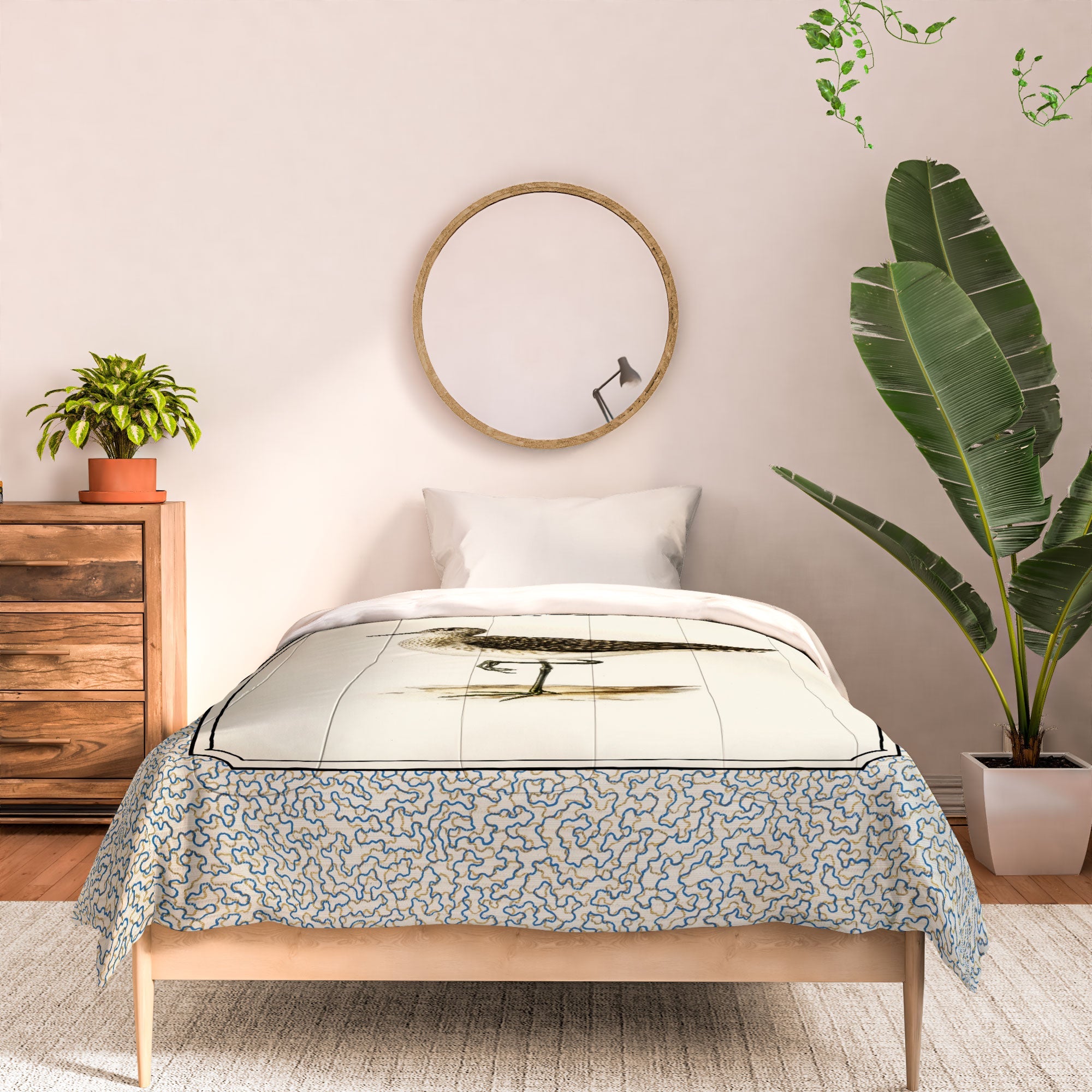 Oh Fine! Art Balancing Sandpiper Comforter