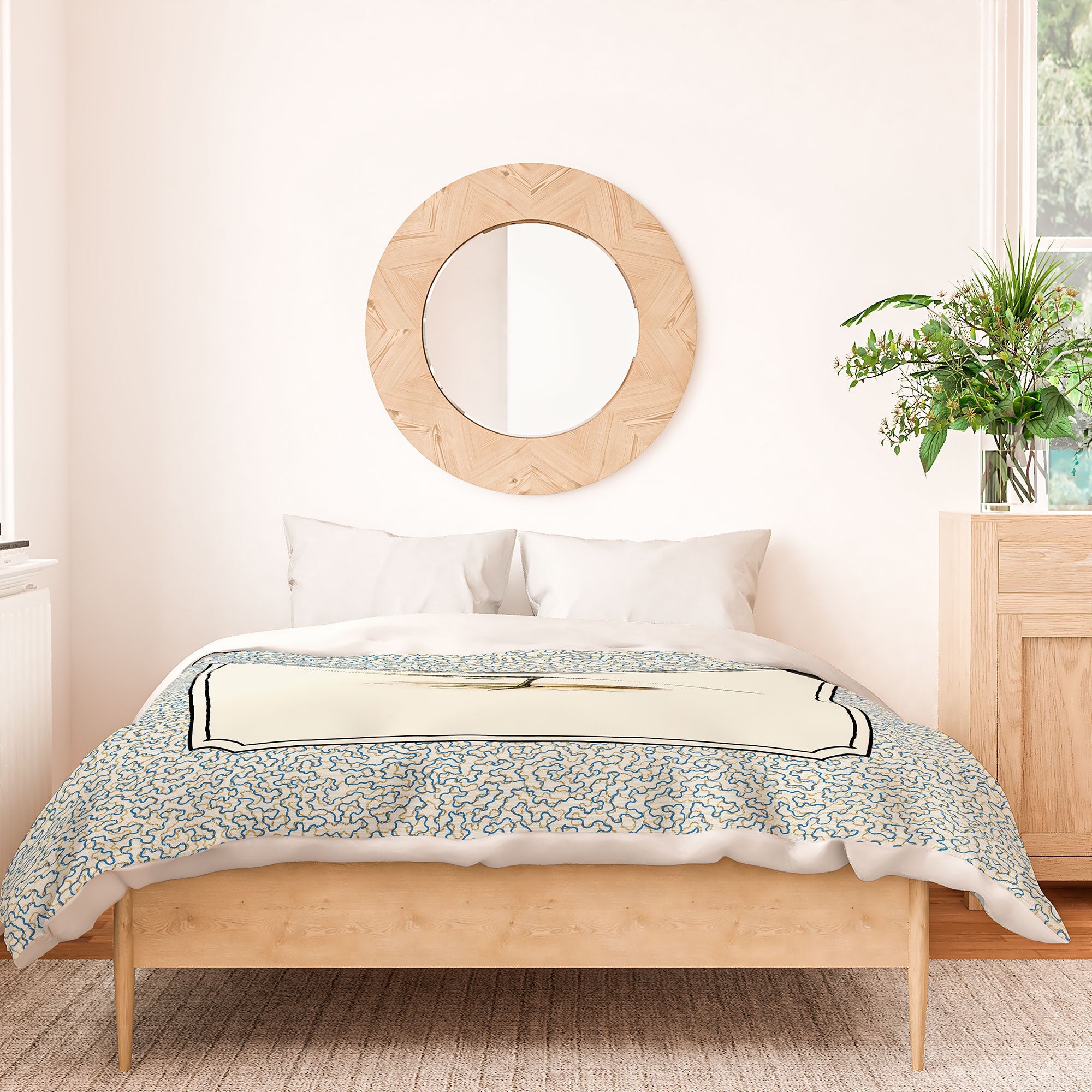 Oh Fine! Art Balancing Sandpiper Duvet Cover