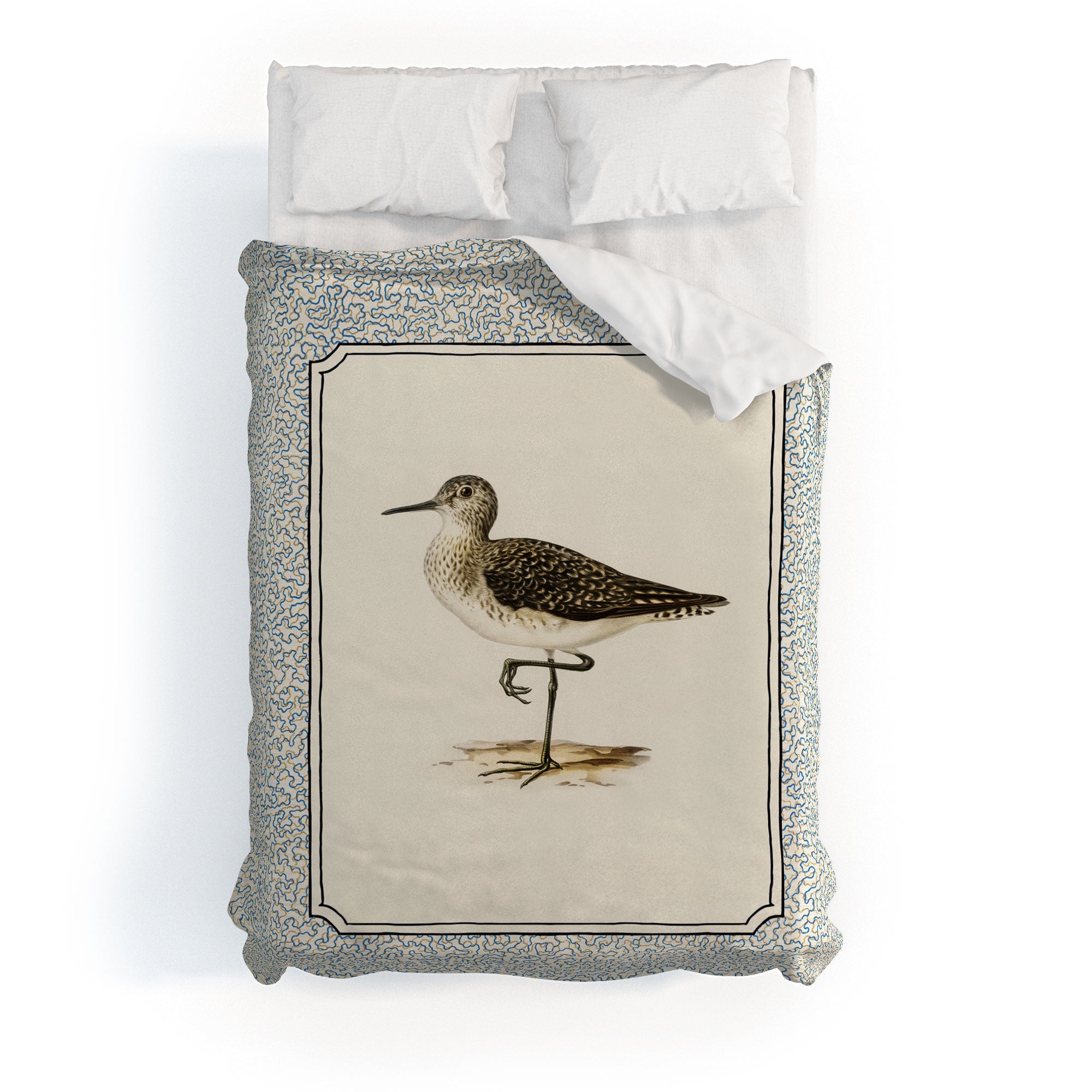 Oh Fine! Art Balancing Sandpiper Duvet Cover