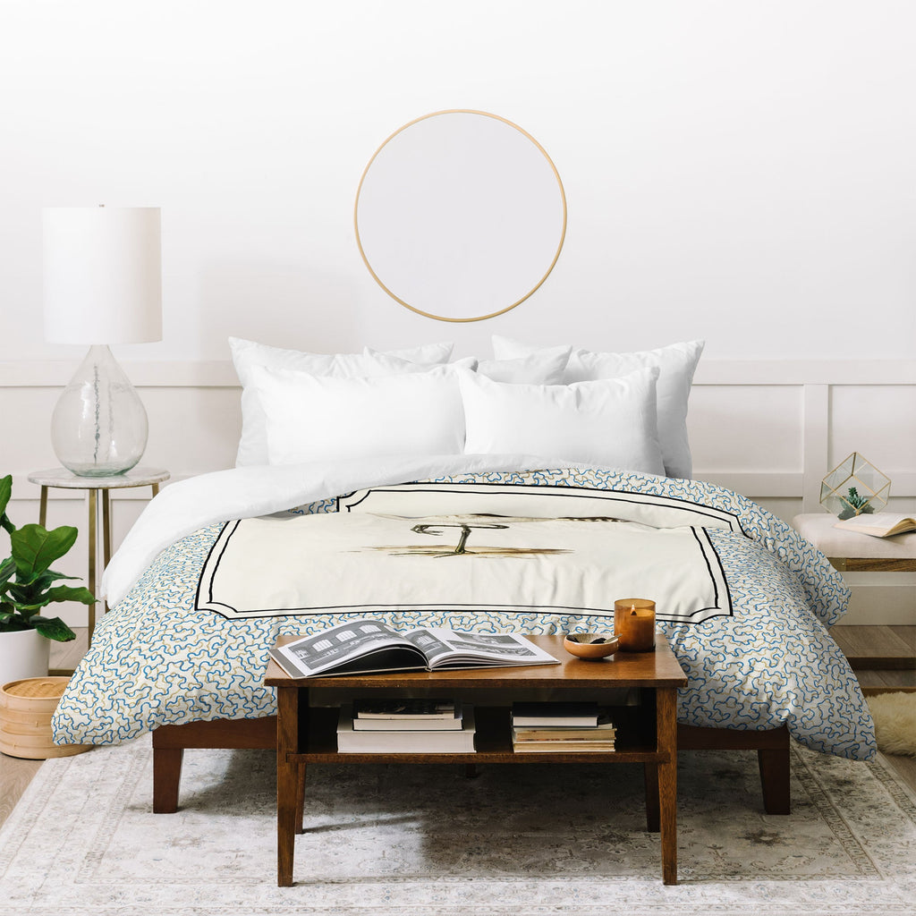 Oh Fine! Art Balancing Sandpiper Duvet Cover