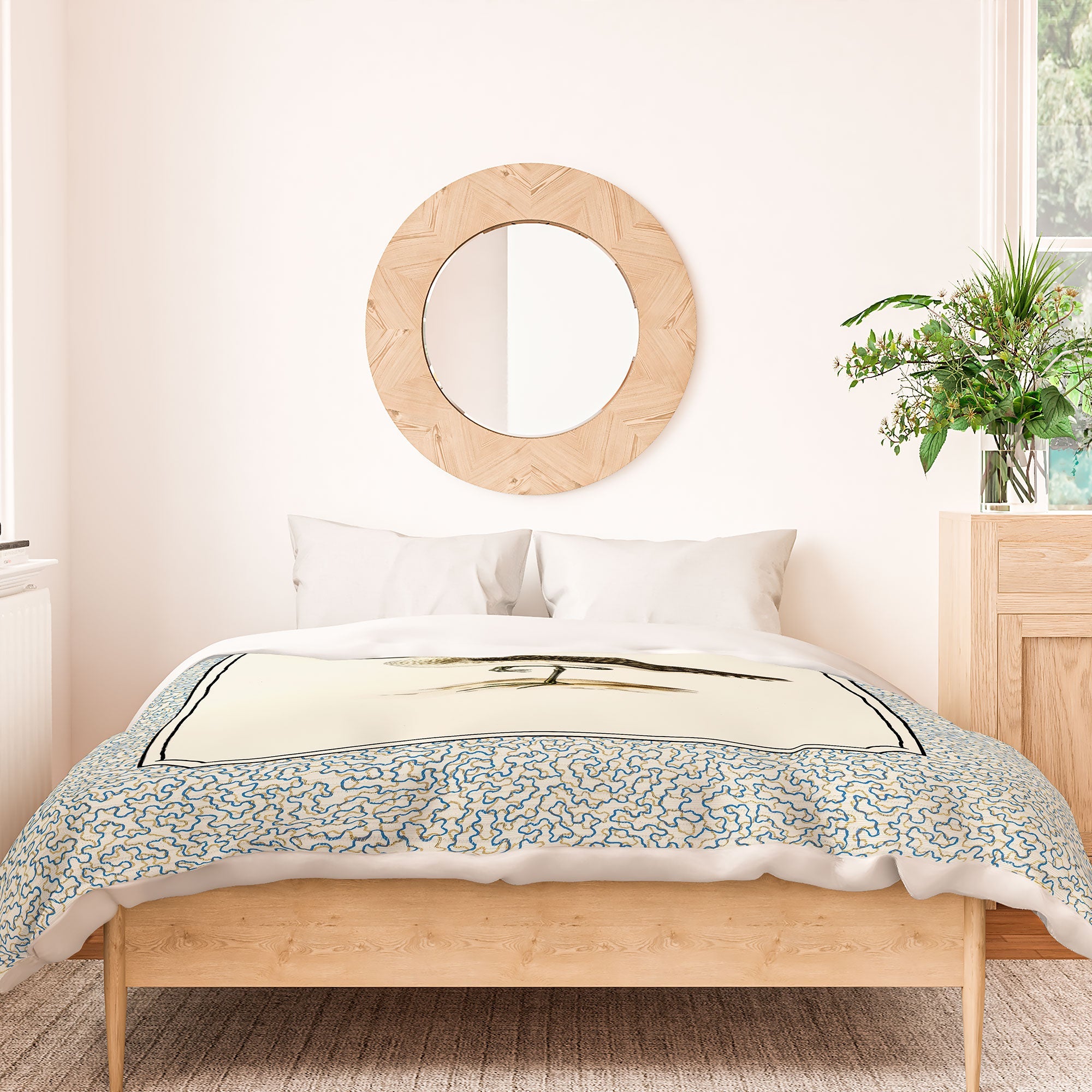 Oh Fine! Art Balancing Sandpiper Duvet Cover