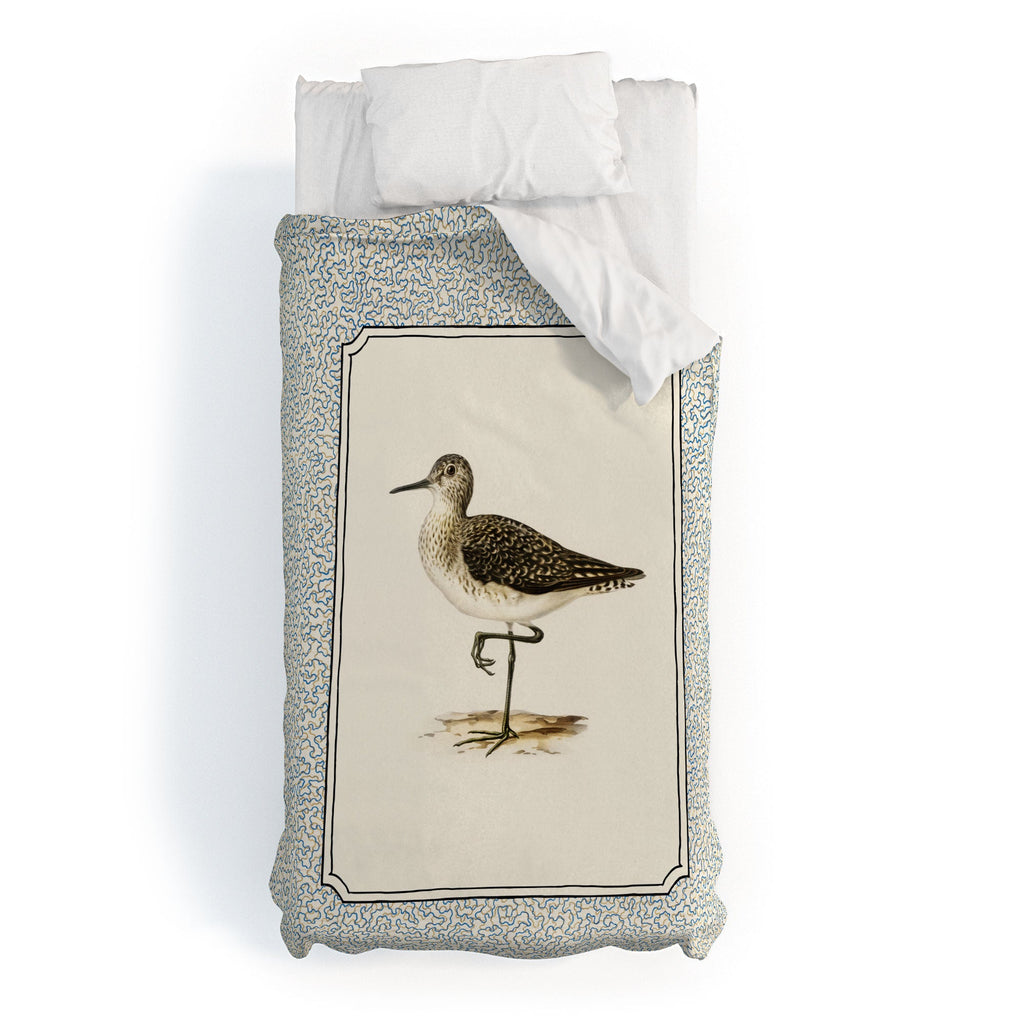 Oh Fine! Art Balancing Sandpiper Duvet Cover