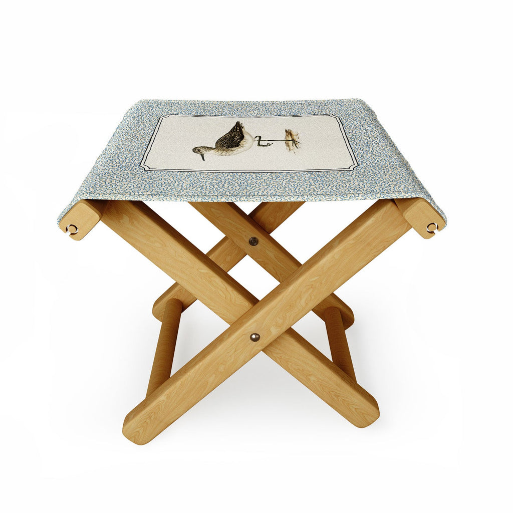 Oh Fine! Art Balancing Sandpiper Folding Stool