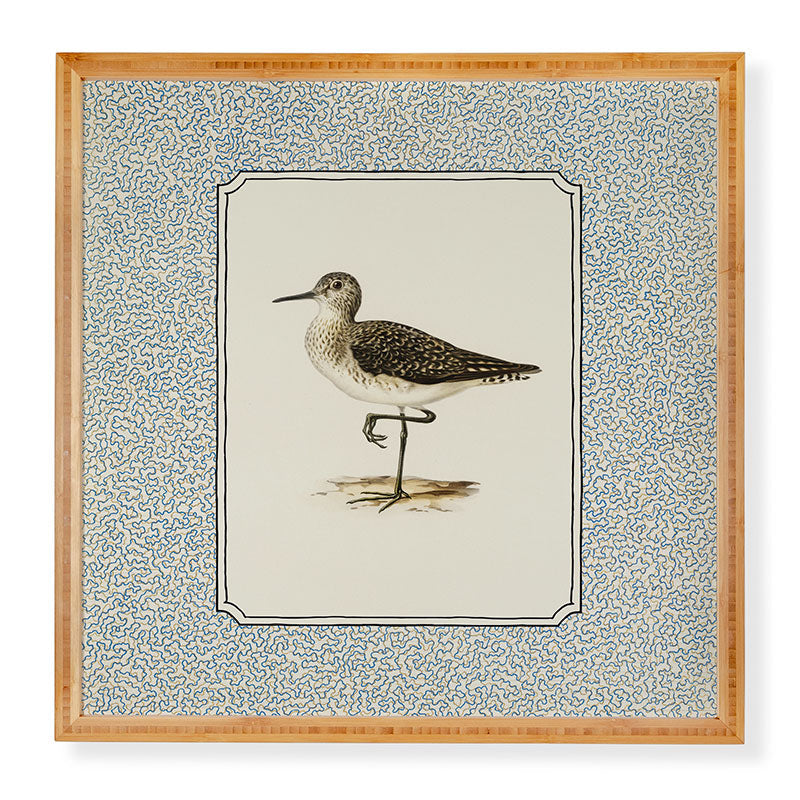 Oh Fine! Art Balancing Sandpiper Framed Wall Art