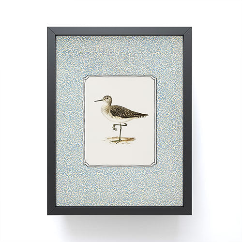 Oh Fine! Art Balancing Sandpiper Framed Mini Art Print