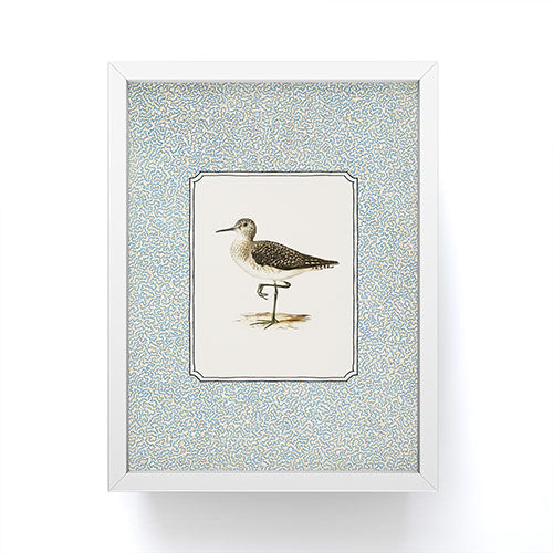 Oh Fine! Art Balancing Sandpiper Framed Mini Art Print