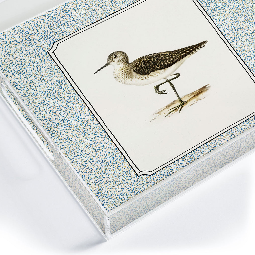 Oh Fine! Art Balancing Sandpiper Acrylic Tray