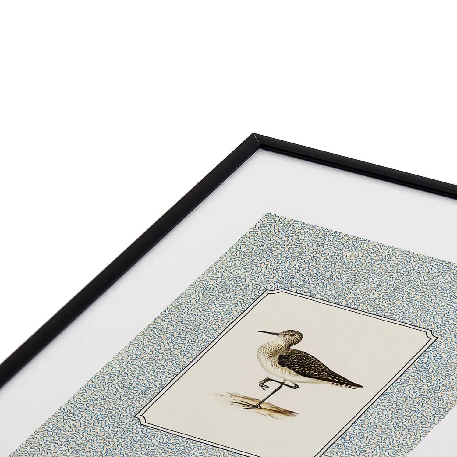 Oh Fine! Art Balancing Sandpiper Metal Framed Art Print