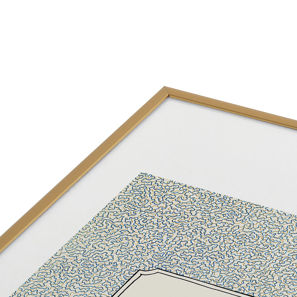 Oh Fine! Art Balancing Sandpiper Metal Framed Art Print
