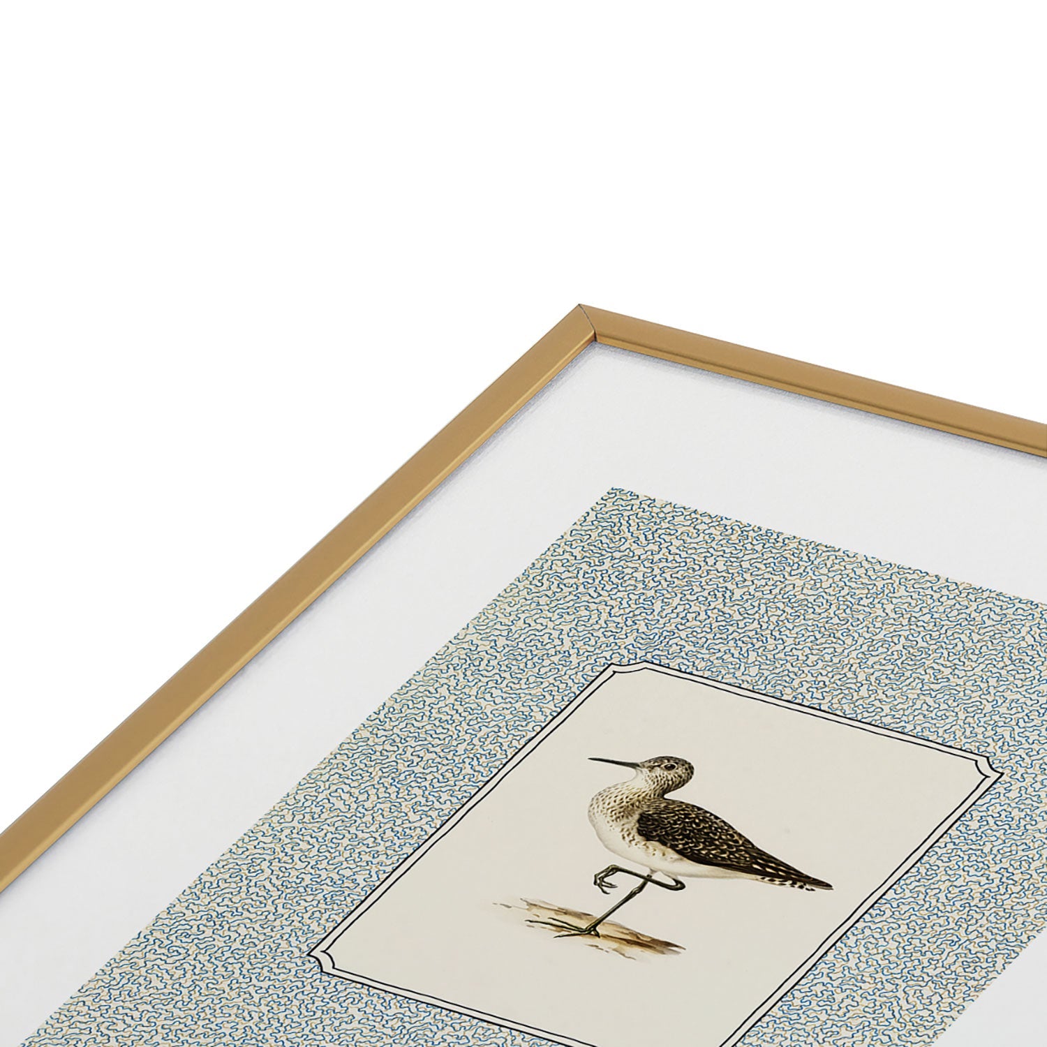 Oh Fine! Art Balancing Sandpiper Metal Framed Art Print