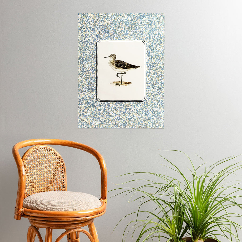 Oh Fine! Art Balancing Sandpiper Poster