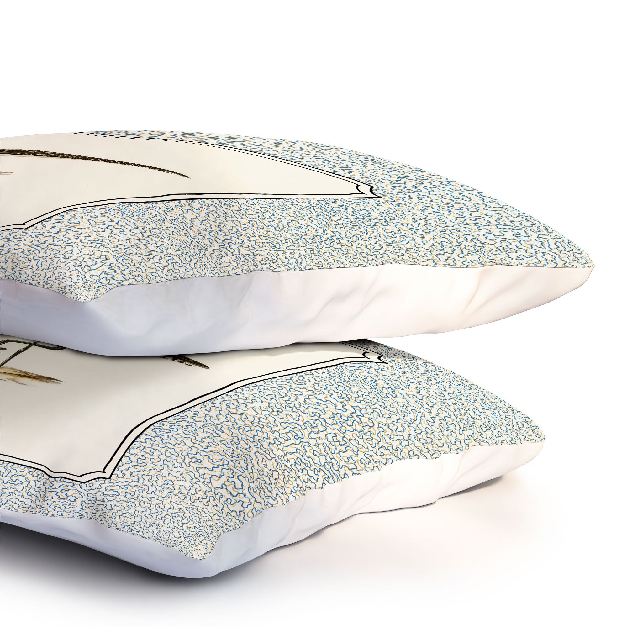 Oh Fine! Art Balancing Sandpiper Pillow Shams