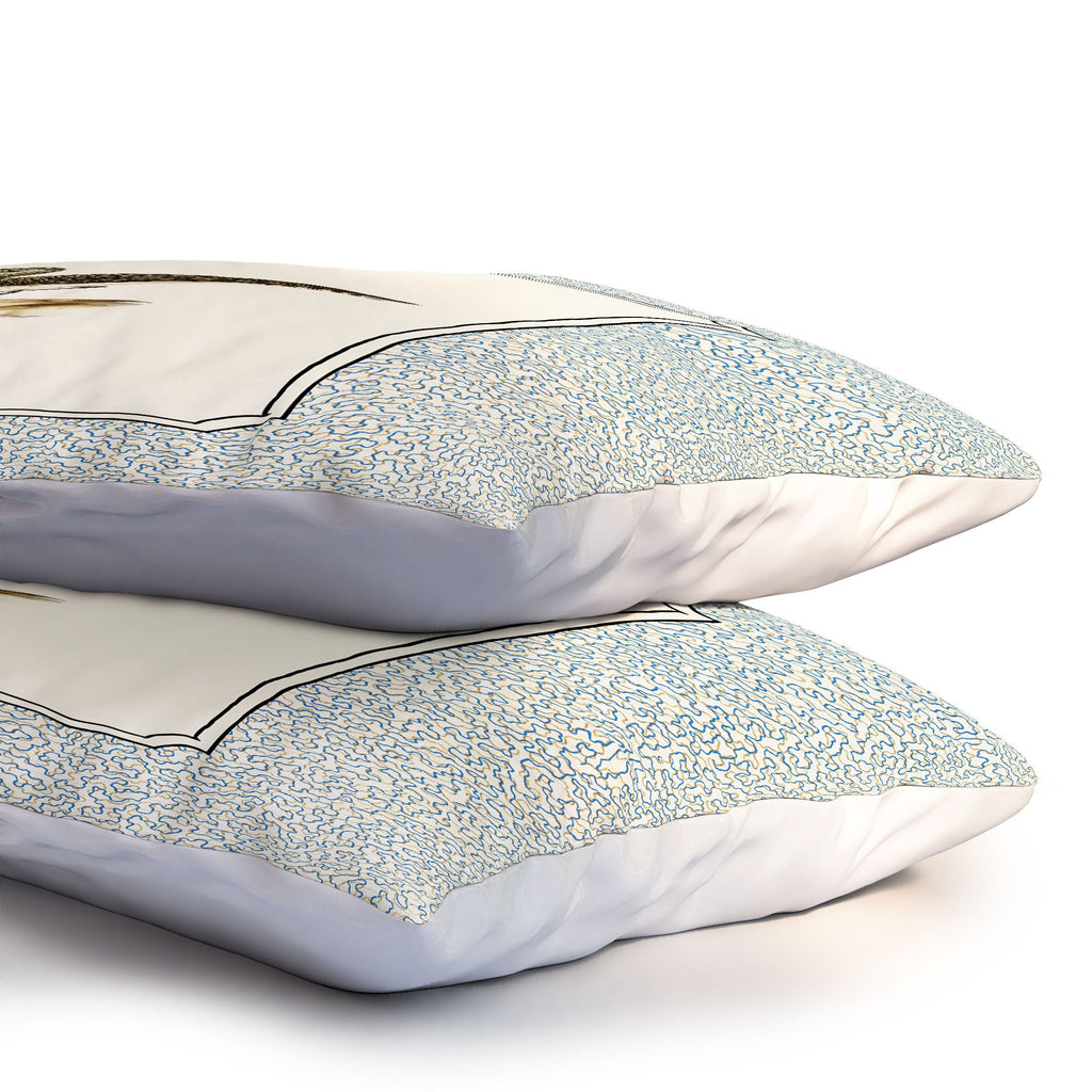 Oh Fine! Art Balancing Sandpiper Pillow Shams