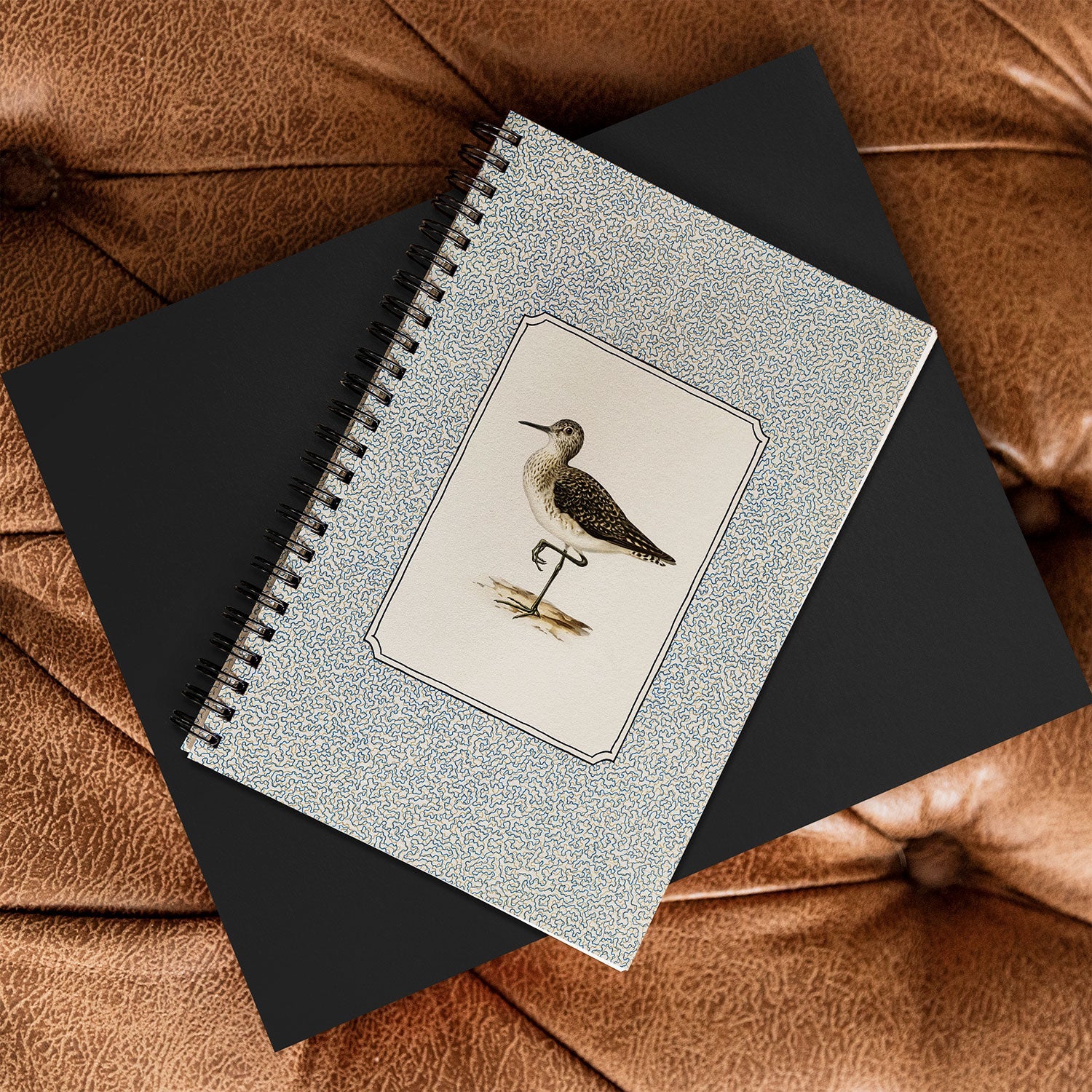 Oh Fine! Art Balancing Sandpiper Spiral Notebook