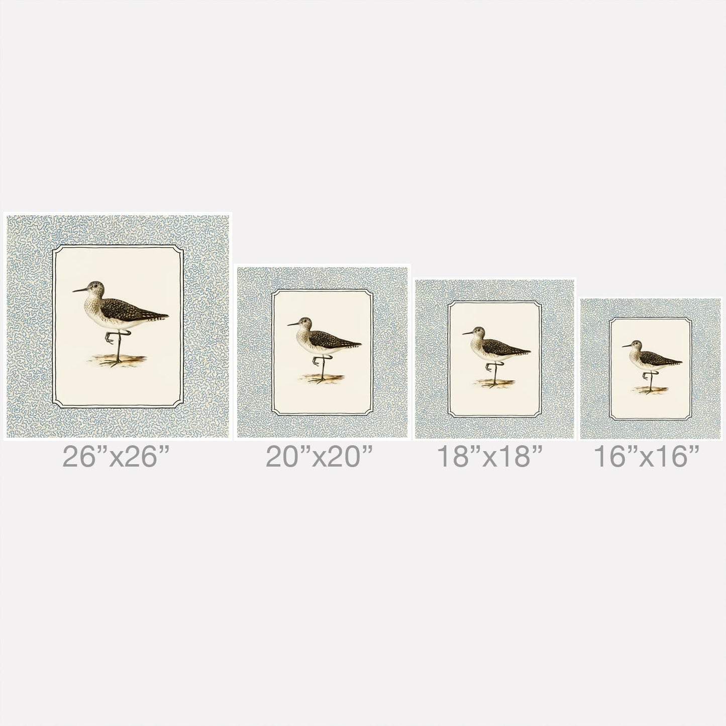 Oh Fine! Art Balancing Sandpiper Outdoor Throw Pillow