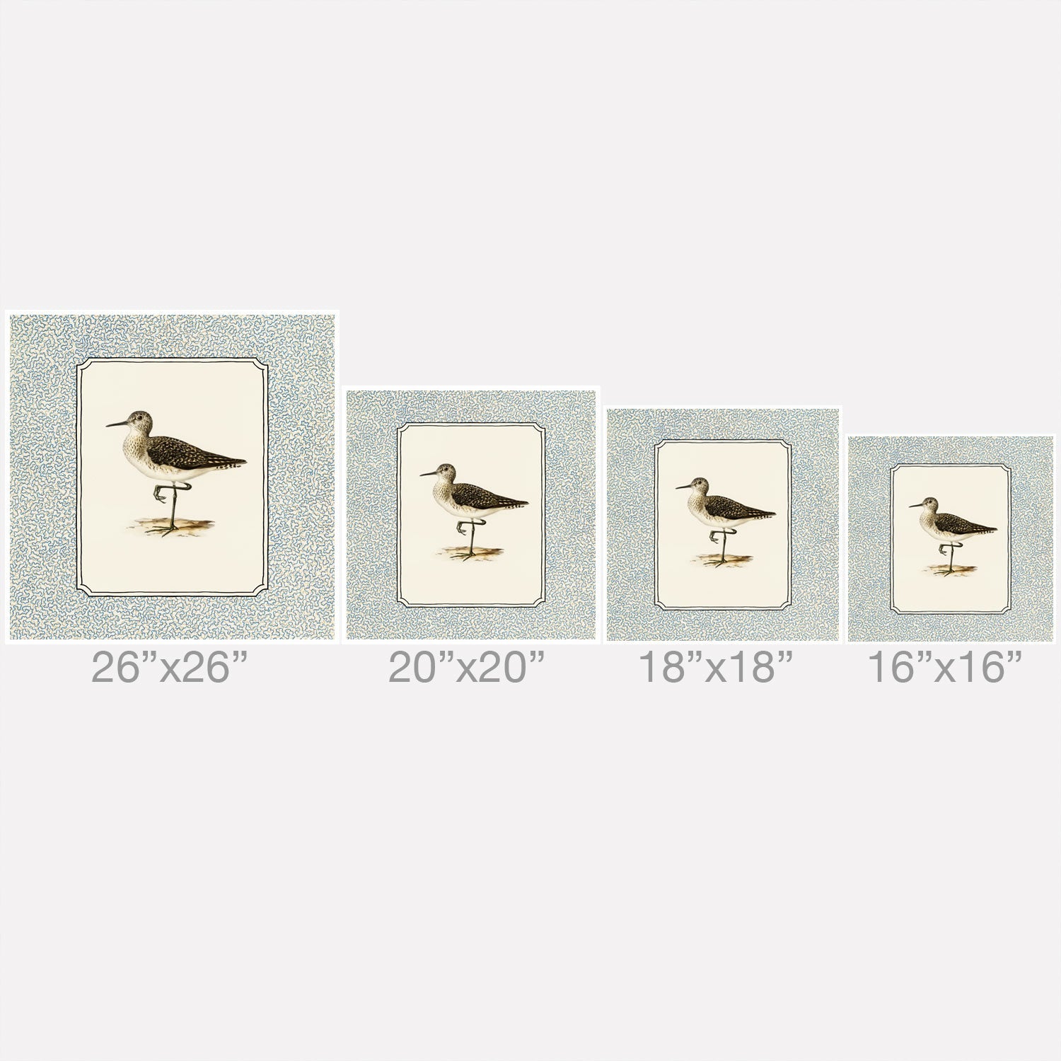 Oh Fine! Art Balancing Sandpiper Outdoor Throw Pillow