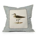 Oh Fine! Art Balancing Sandpiper Throw Pillow