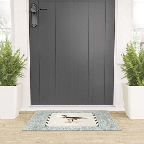 Oh Fine! Art Balancing Sandpiper Welcome Mat