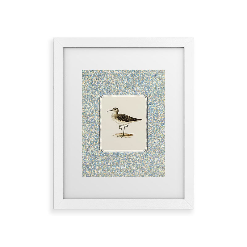 Oh Fine! Art Balancing Sandpiper Framed Art Print