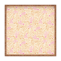 Little Om Pattern Shooting Stars cream Square Tray