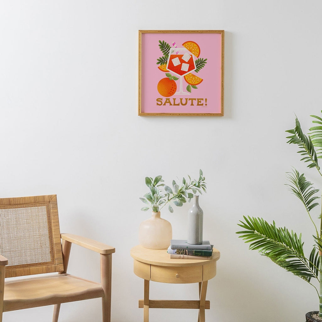 Jessica Molina Orange Spritz Framed Wall Art